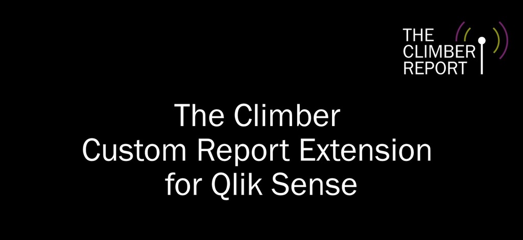 Custom Report Extension för Qlik Sense