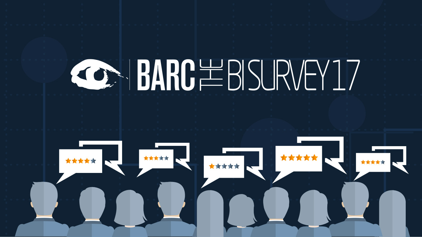 BARC BI Survey 17 Climber Qlik Top ranked