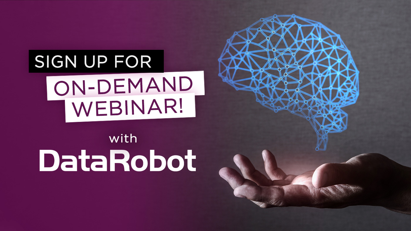 On demand webinar DataRobot