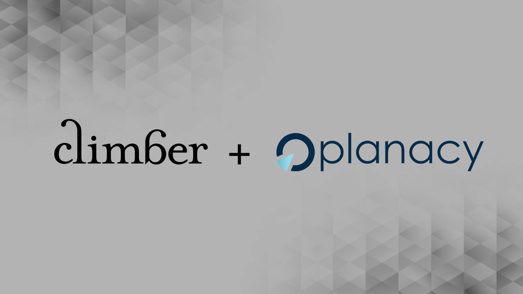 Climber blir Planacy partner – Perfect match Climber blir Planacy partner – Perfect match
