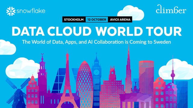 Snowflake Data Cloud World Tour Stockholm 2023