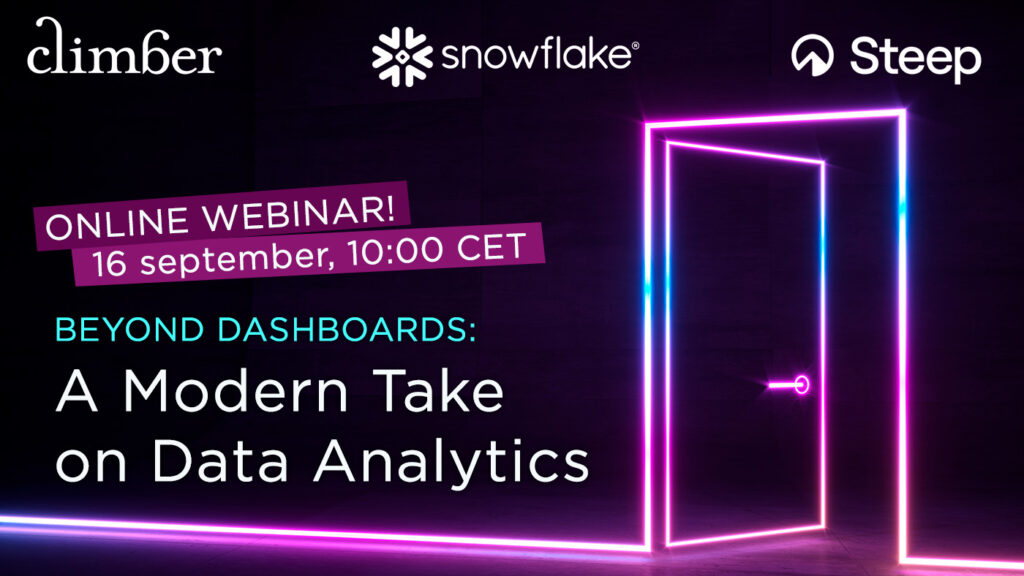 Webinar: Beyond Dashboards: A Modern Take on Data Analytics