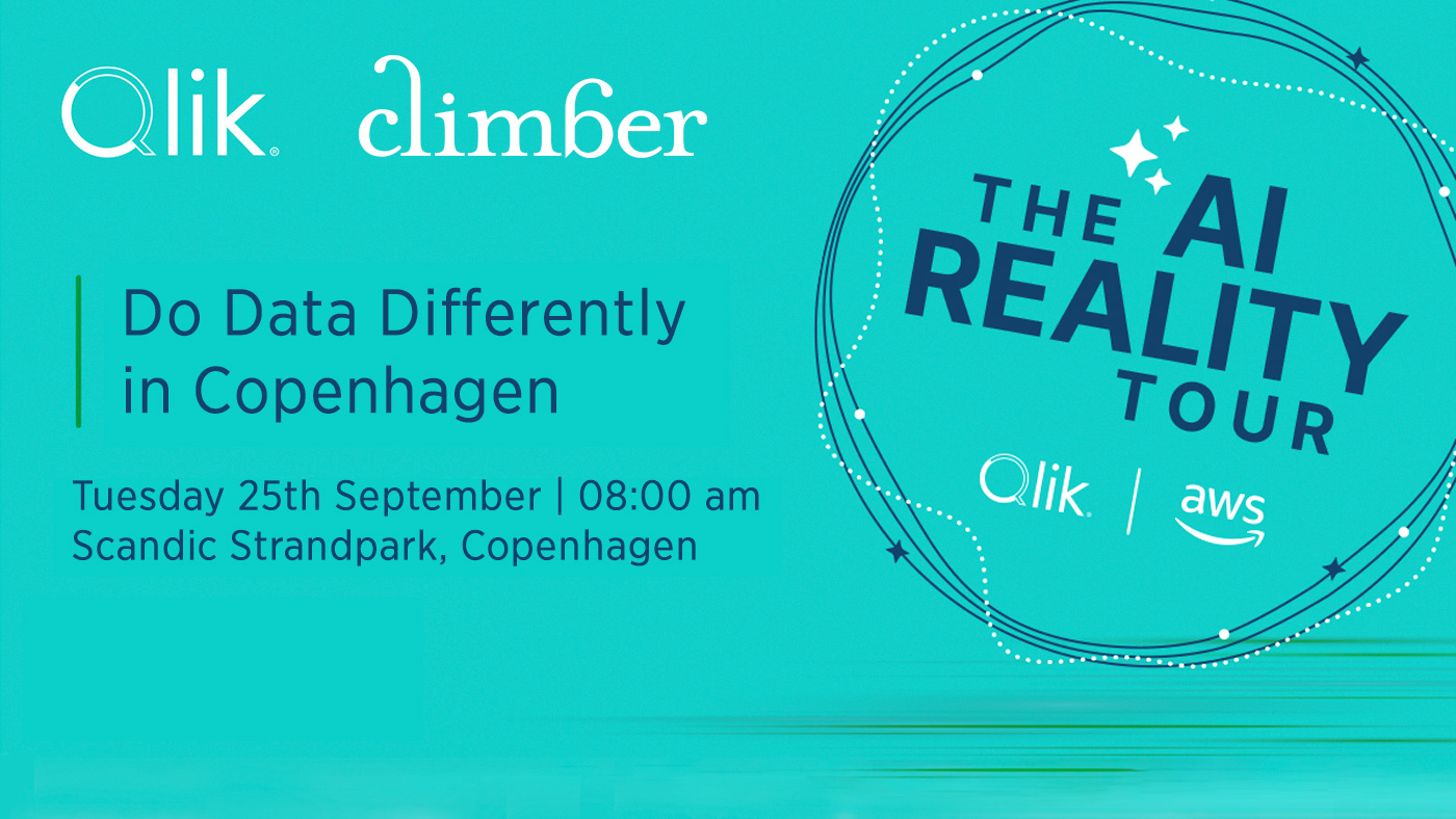 Qlik AI Reality Tour Copenhagen 2025 - Climber a silver sponsor