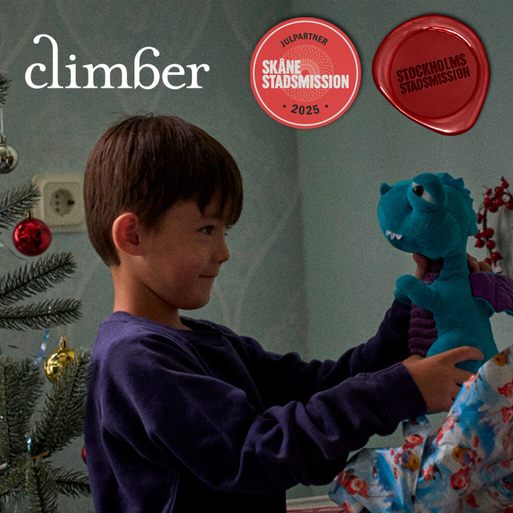 Climber stödjer Stadsmissionen i Stockholm och Skåne