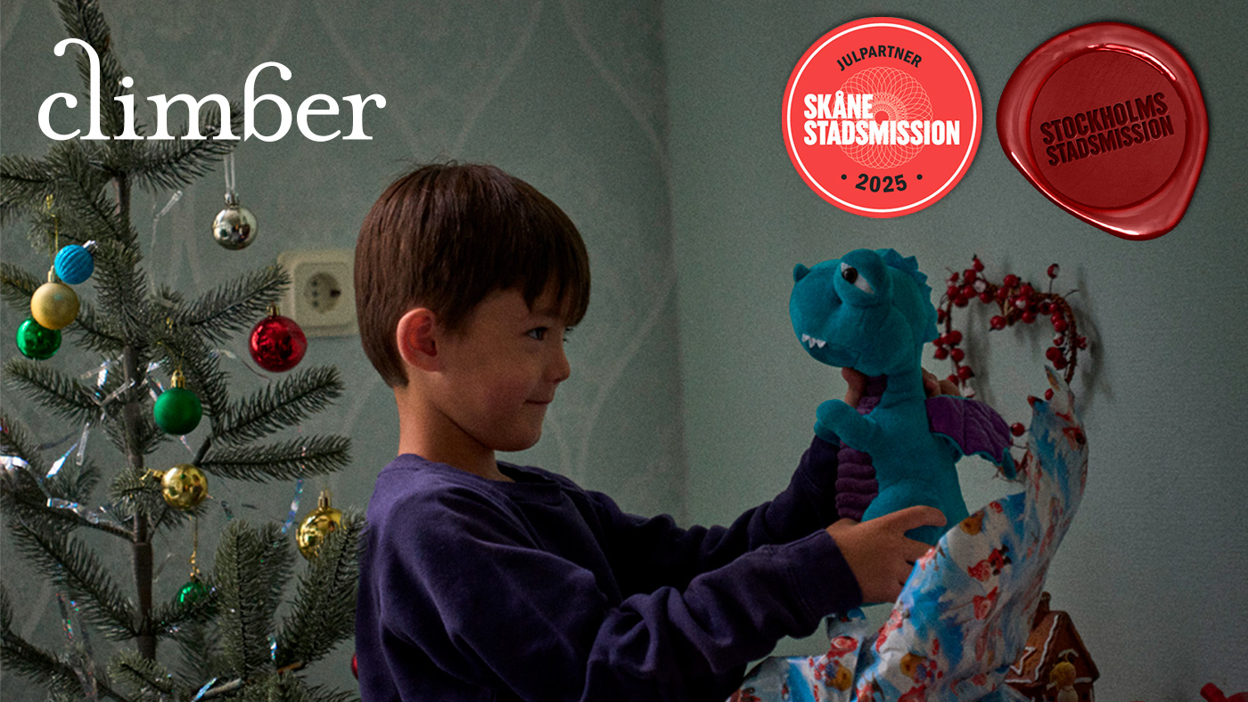 Climber stöttar stadsmissionen - Julgåva 2025