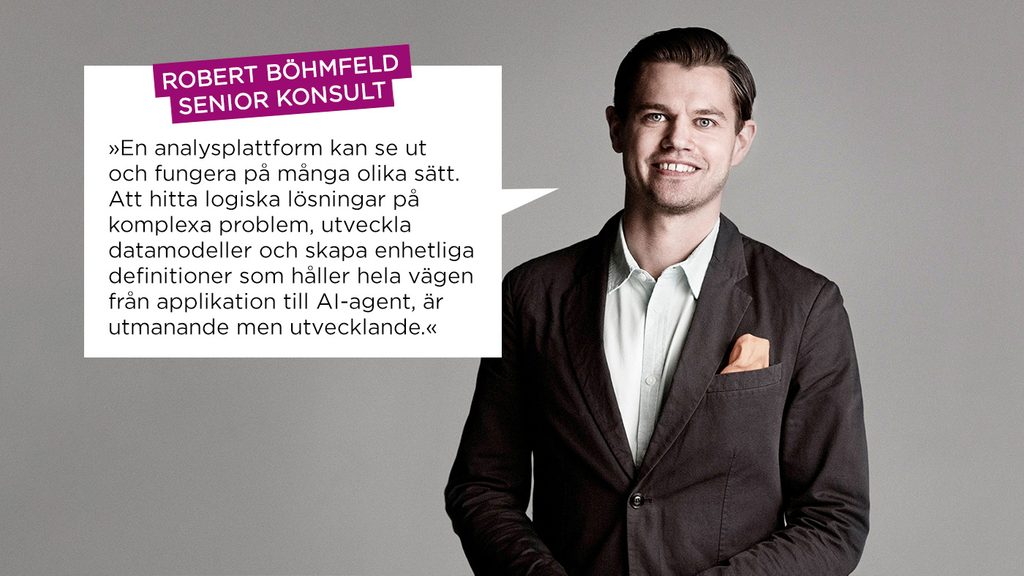Robert Böhmfeld - Senior Konsult, Climber. Om Analysplattform.